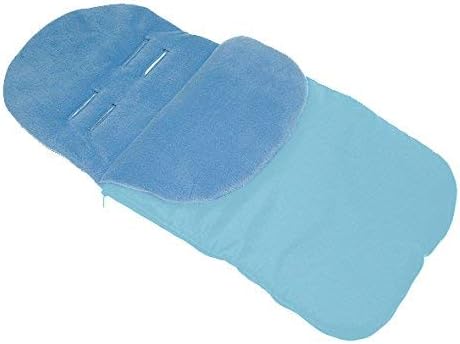 Universal FOOTMUFF Baby Cosy Toes Fit All Pushchair Buggy Car Seat Plain Colour_Light Blue