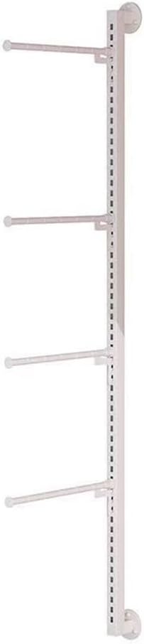 Hanging Bracelet Ring Organizer, Wall Display Shelves Garment Rack, Multifunctional Hanging Shelf Scarf Belt Socks Hat Holder, Adjustable Hook Hang(White)