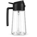 2 in 1 Glass Oil Sprayer Bottle 500 ml with Pouring and Spray Nozzle, Cooking