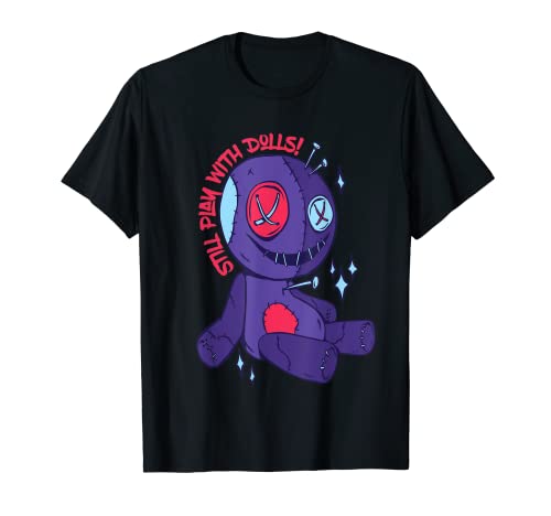 Vudú Jugar Con Muñecas Creepy Halloween Brujería Camiseta