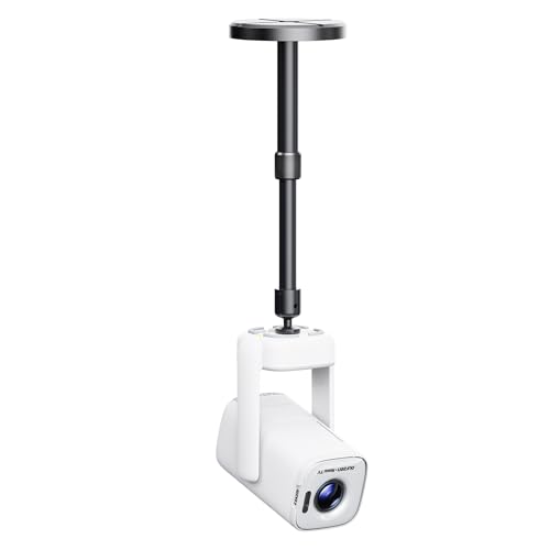 Image of Aurzen D1R air Roku TV USB-C Powered Smart Projector Bundle with Aurzen Ceiling Projector Mount Bracket