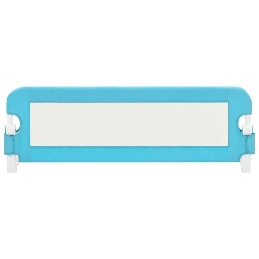 Kleinkind Bettschutzgitter Blau 120x42 cm Polyester klappbar mit atmungsaktivem Netz, bettkantenschutz und Absturzsicherung für Kinderbett, Elternbett, Boxspringbett und Reisebett