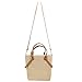 H.S.G.K Damen Sommer Handtasche Casual Multifunktionale Schultertaschen Stroh Handtasche Damen Vintage Quadratischer Korb