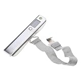 Báscula portátil para equipaje de viaje, báscula colgante para maleta, con función de tara, 110 libras, capacidad de 50 kg