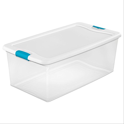 Clear Latching Storage Box - 106 Quart