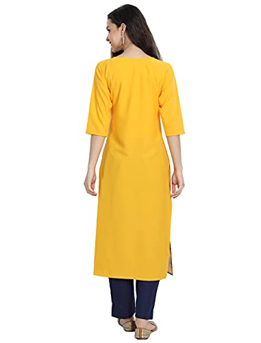 Image of Women's Crepe Regular Kurta