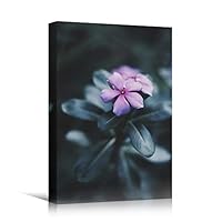 Canvas Wall Art Pink Fields Bohemian Colorful Floral Group Multicolor Photography - 12x18 inches
