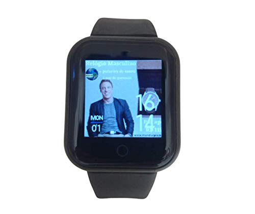 Relógio Smartwatch Inteligente D20 Y68 Foto Pessoal na Tela