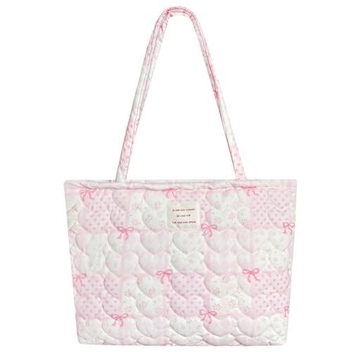 Image of Sunwel Fashion Top Zipper Floral Quilted Bag Small Tote Bag for Women