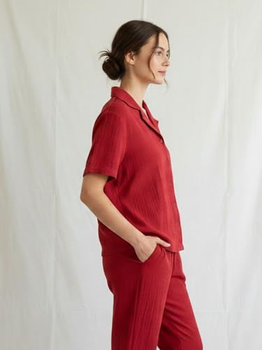 Image of B STORIES Women's Cotton Pyjama Set | Comfort and Relexed Nightsuit for Ladies