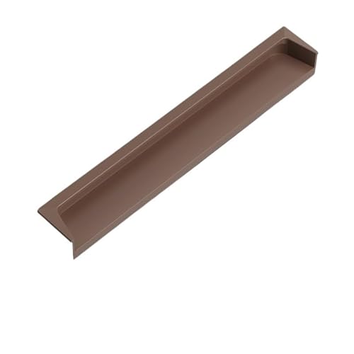 Hgasopld Ga Color 200Mm Finger Edge Pull, Concealed Hidden Slotted Cabinet Handles Drawer Pulls Multicolor(Ga Color 200Mm)