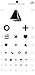 1243 Part# 1243 - Chart Visual Acuity Snellen Kindergarten 22x11