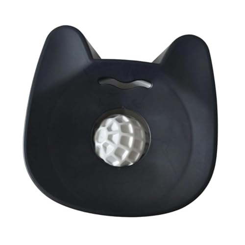 Gamelle à lécher pour chien noire interactive en silicone stable - 2