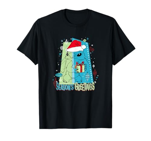 T-shirt Disney Lilo & Stitch Seasons Greetings vêtement de Noël pour adulte