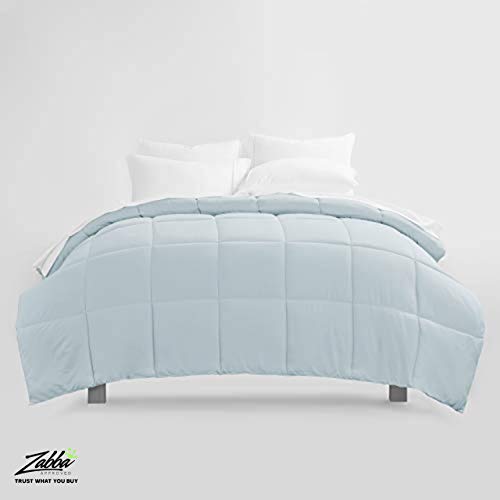 Beckham Hotel Collection 1300 Series - All Season - Luxury Goose Down Alternative Comforter - Hypoallergenic - Queen/Full - Sky Blue - Thumbnail 2