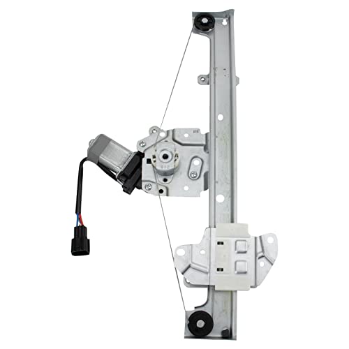 Image of TRQ Front Driver Side Power Window Motor and Regulator Assembly One Touch Anti Pinch Compatible with 2013-2019 Nissan Sentra
