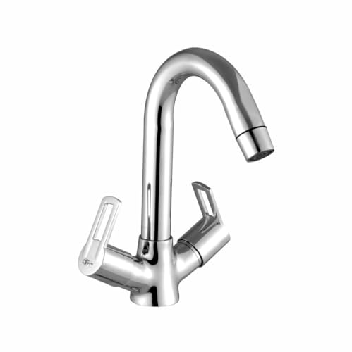 DMTOYA Image Splash Free Brass Center Hole Basin Mixer Faucet Deck Mounted Hot & Cold Bathroom Faucet with 10 Year Warranty (B0C7W6NV2L) Amazon Price History, Amazon Price Tracker