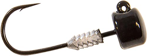 Z-man, Nedlockz Jighead, Freshwater, 1/5 oz, 1 Hook Size, Black, Package of 5