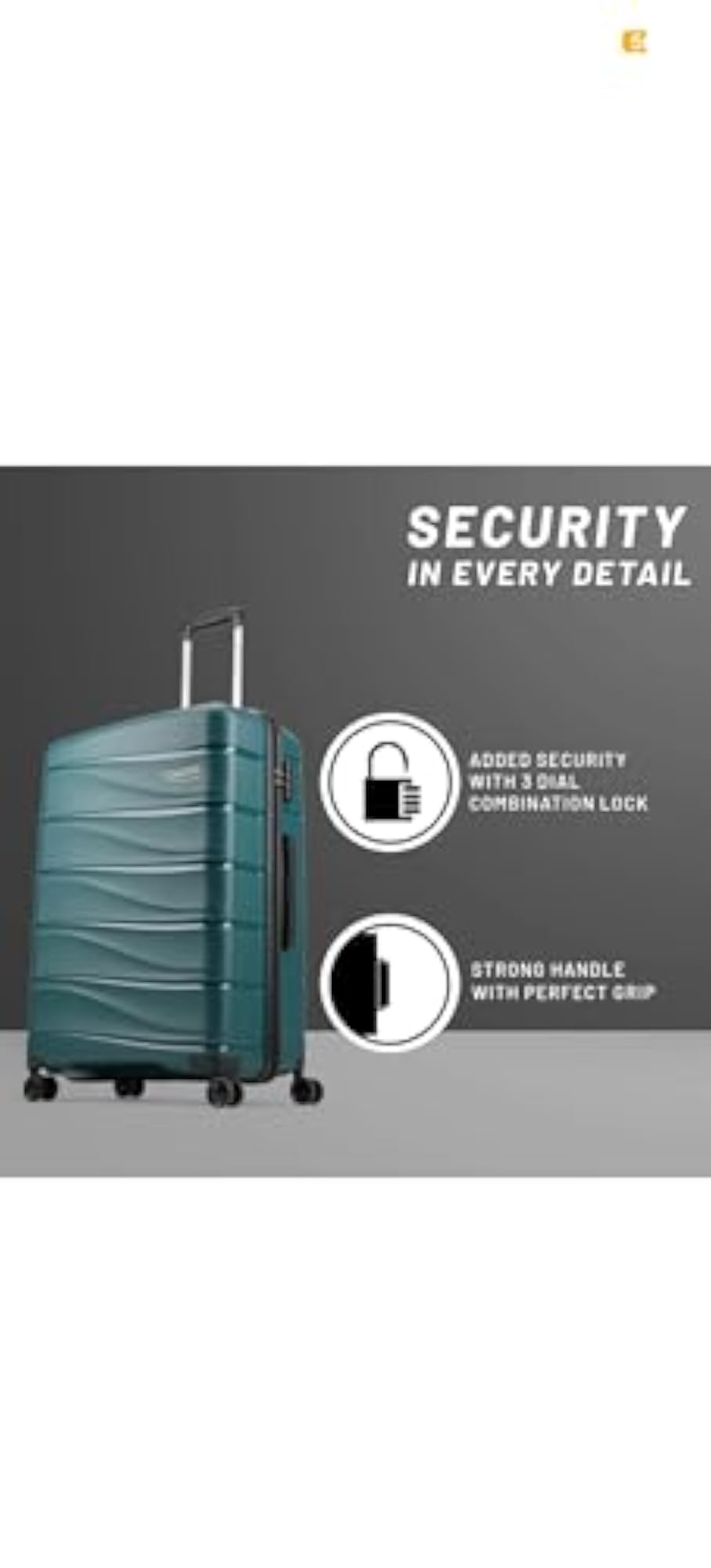 Aristocrat Trolley Bag with 8 Wheels