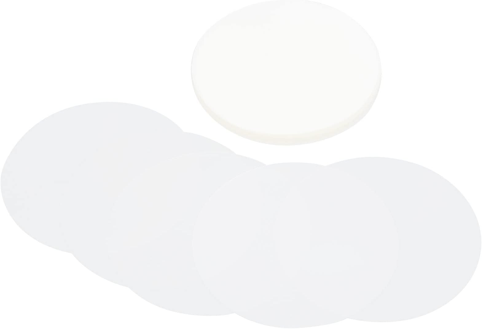 Badge Protective Premium PVC Film for DIY Badge Making 100Pcs Transparent Film Covers for Pin Buttons and Badges (44MM)