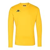 Produkt für Fußballfans. Kappa Rovigo LS Teamtrikot, Herren, Gelb/Schwarz, 2XL