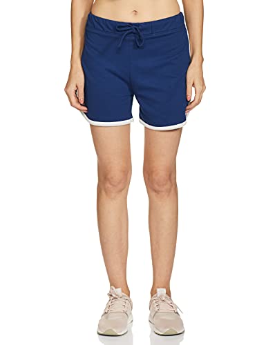 Image of Amazon Brand - Symbol Women's Cotton Blend Regular Fit Lounge Shorts (Pack of 2)