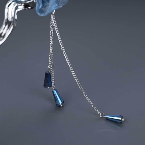 Image of HONEY ACCESSORIES 1Pcs Of Ethnic Style Hairpin Girls Metal Fashion Flower Hair Stick Hair ACCESSORIES For Women And Girls, Blue