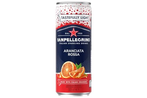 San Pellegrino Sparkling Drink Tastefully Light 12x330ml By Serendib (Blood Orange | Aranciata Rossa)