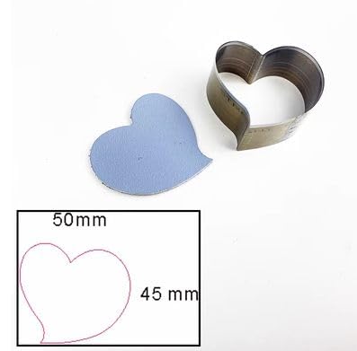 Amazon.co.jp: 可愛い ハートの形の 抜き型 パンチ 型紙 レザー