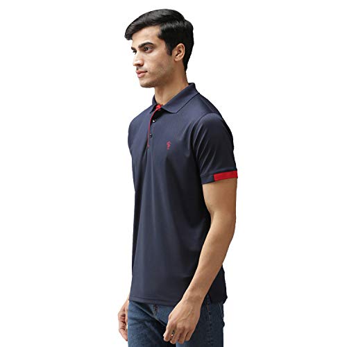 Image of EPPE Polo Collar T-Shirt for Men | Polyester Half Sleeve Stylish Casual Wear | Regular & Dry Fit | Summer Tee.