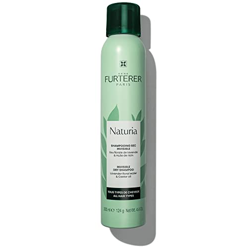 René Furterer NATURIA Invisible Dry Shampoo - Oil-Absorbing Formula - With 99% Natural-Origin Derived Ingredients - Untinted Invisible Finish - For All Hair Types