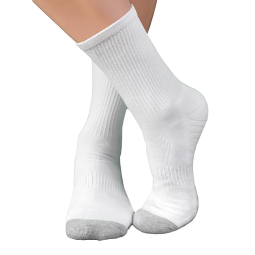 Image of Women's Athletic Socks, Pack of 6, Made with Combed Cotton - Size 9-11