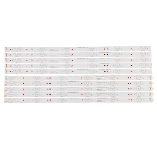 RCTGPGJAC Tira de retroiluminación LED de 12 lámparas Compatible for LED49C1000n 49D1000/C1000 LB-C490F13-E2-L-G1-LD1 LD2 SE1 SE2 RF-AC490E30-0601R-01 0601L