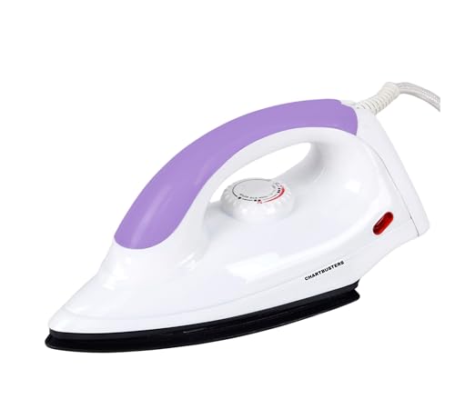 Image of CHARTBUSTERS Dry Iron | IS 302 ISI Certified | Adjustable Temperature Control | Non-Stick Coated Soleplate | Shock Proof Body | 1000W Fast Heating | by 99 Drops Oasis