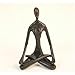 Danya B Yoga Lotus Cast Bronze Female Sculpture