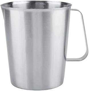 Broco Milk Jug, 2000ml Milk Frothing Jug Stainless Steel Milk Cup Milk Frothing Pitcher Milk Pitcher for Making Latte Coffee Art