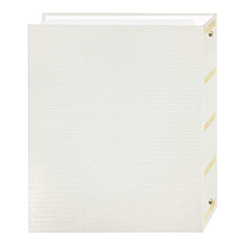 SelfStick 3Ring Photo Album 100 Pages (50 Sheets), White