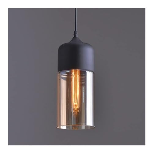 Suspension en verre style vintage industriel luminaire suspendu couloir et cuisine C