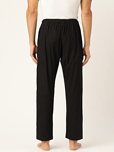 Image of Rajubhai Hargovindas Men's Pure Cotton Elastic Pyjama Lounge Pant | 100% Cotton | 2 Side Pockets |