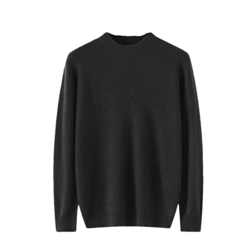 Men Cashmere Sweater for Autumn and Winter Round Neck Loose Oversized Sweater Long Sleeved Pullover Sweater, Top daxianghui M
