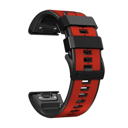 Bracelet silicone compatible Garmin Fenix 7X 6X Pro 5X 26mm 22mm