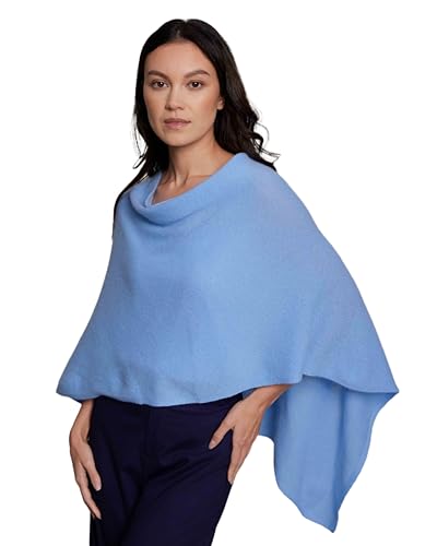 Image of CLAUDIA NICHOLE Womens 100% Cashmere Dress Topper - Cashmere Poncho Wrap