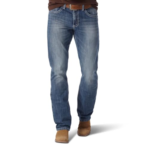 Jean stretch Wrangler homme coupe 42W x 32L résistant pour silhouette robuste