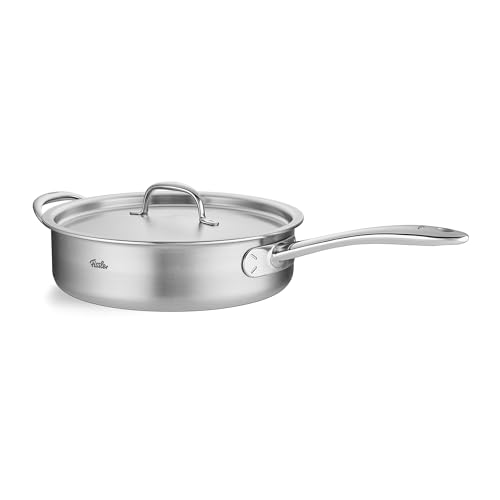 Comparison: Best Fissler Stainless Steel Cookware 9 Fissler M5 Pro-Ply 5-ply Stainless Steel Sauté Pan with Metal Lid, 5 Quart