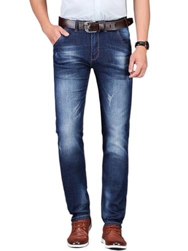 IDEALSANXUN Men Slim Fit Jeans Stretch Denim Pants Skinny Straight Leg Jean Trousers
