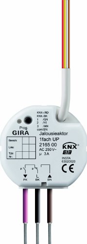 Preisvergleich Produktbild Gira 216500 Jalousieaktor 1 Fach UP KNX EIB