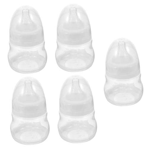 GLSTOY 5個 搾乳器ボトル 漏れ防止母乳ボトル 漏れ防止ボトル 保存用の母乳ボトル 広口母乳ボトル 保存瓶 広口母乳保存ボトル ボトルの保管 保存容器 哺乳瓶 pp