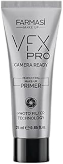 Farmasi VFX PRO Camera-Ready Primer Face Makeup, Advanced Pore Minimizer for Dry, Oily, or Combination Skin, Silky Smooth Skin Revitalizer with Oil-Free Support, Leightweight and All-day Hold, 25 mL