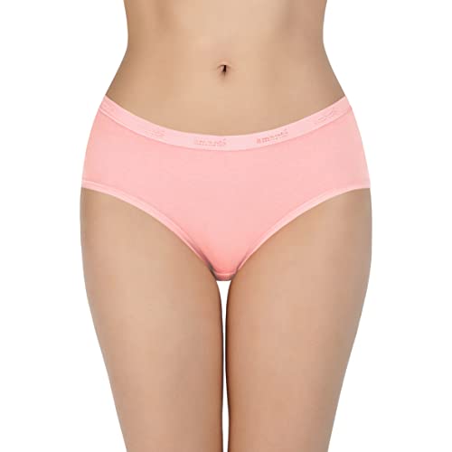 Image of Amante Solid Cotton Low Rise Hipster Panty Pack(Pack of 3)