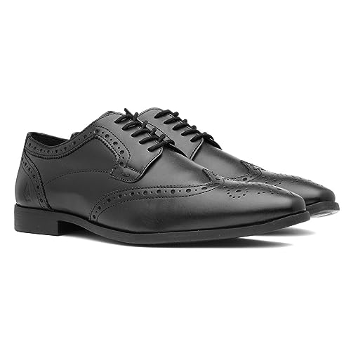 Image of Hush Puppies Men's Elliot Brogue School Uniform Shoe